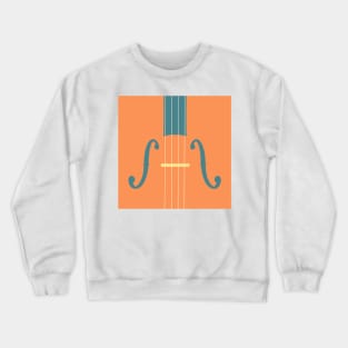 Strings in Orange, Yellow and Teal Crewneck Sweatshirt